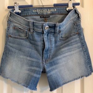American Eagle Denim Shorts (high rise shortie)